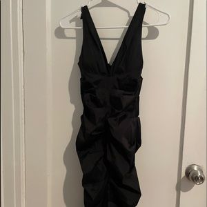 Classy mid black dress
